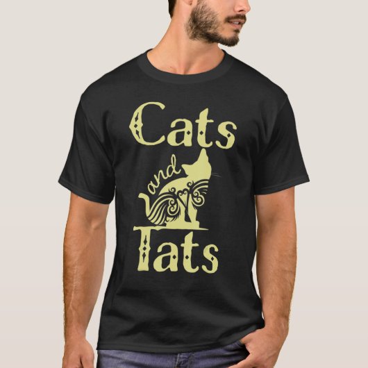 T-shirt Chats Et Ats Chat Et Atto Design (Devant)