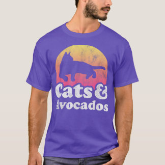 T-shirt Chats et Avocados Chat et Avocado hommes ou femmes