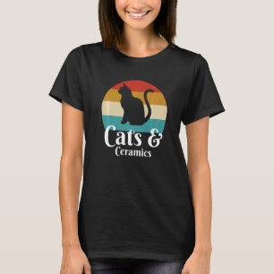 T-shirt Chats Et Céramiques