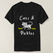 T-shirt Chats et chiche Concombre Sandwich Picket (Design devant)