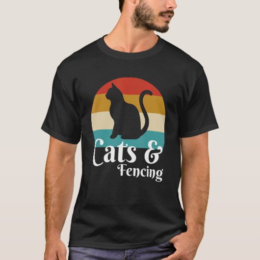 T-shirt Chats Et Clôtures (Devant)