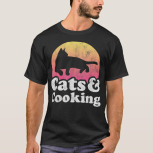 T-shirt Chats et Cuisines Hommes ou femmes Chat
