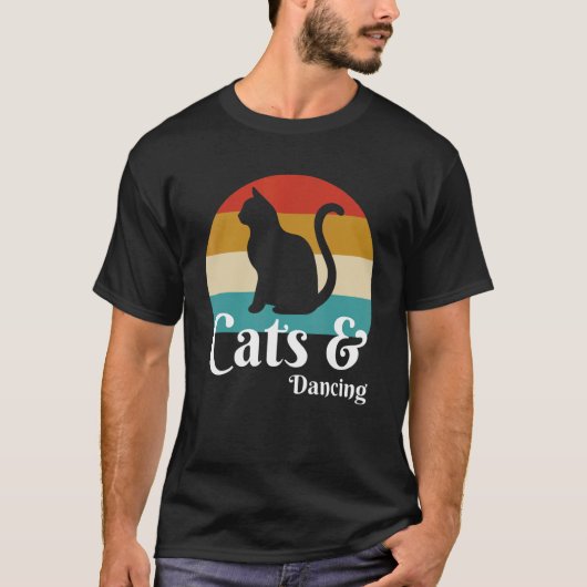 T-shirt Chats Et Danse (Devant)