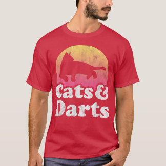 T-shirt Chats et fléchettes Chat homme ou femme