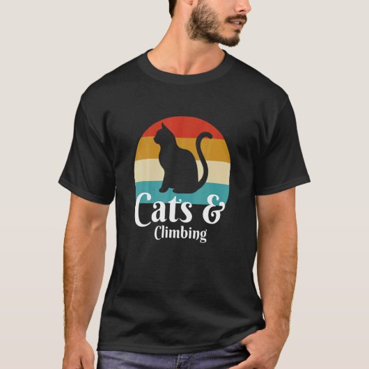 T-shirt Chats et grimpe (Devant)