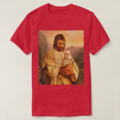 T-shirt chats et jésus (Design devant)
