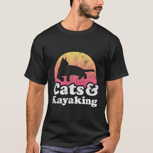 T-shirt Chats Et Kayak'S Chat Et Kayak (Devant)