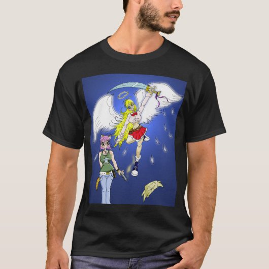 T-shirt Chats et oiseaux (Devant)
