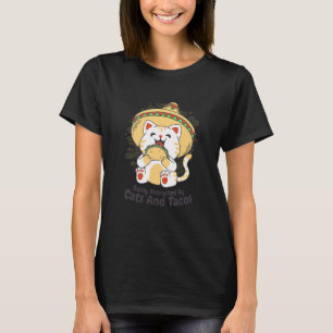 T-shirt Chats Et Tacos Chatons Nourriture Mexicaine