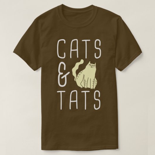 T-shirt Chats Et Tats (Design devant)
