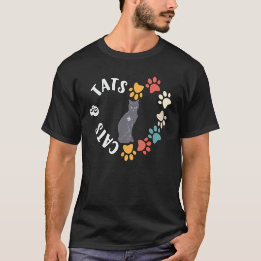 T-shirt Chats Et Tats (Devant)