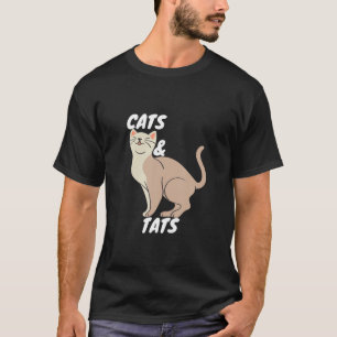 T-shirt Chats Et Tats Pour Les Amateurs De Tatouage Drôle