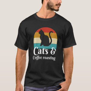 T-shirt Chats et torréfaction de café