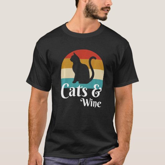 T-shirt Chats Et Vin Vin (Devant)