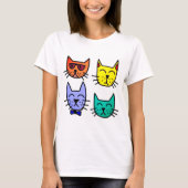 T-shirt Chats frais (Devant)