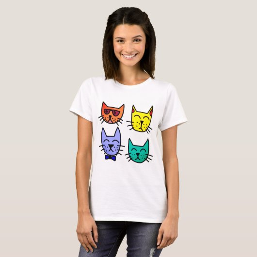 T-shirt Chats frais (Devant entier)