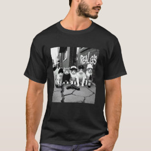 T-shirt Chats Gangsters Drôles Hommes Femmes Amoureux Chat