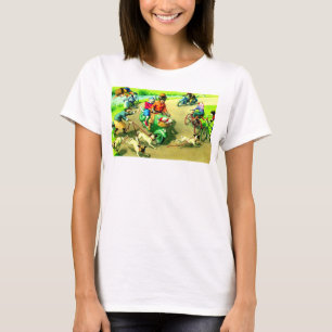 T-shirt Chats grand public sur motos et vélos