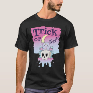 T-shirt Chats Halloween farce ou friandise 1