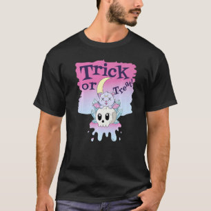 T-shirt Chats Halloween friandise ou farce
