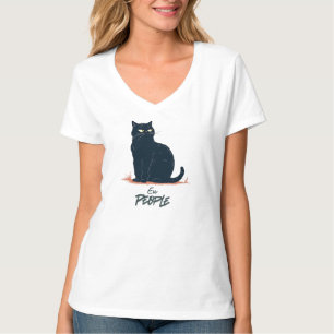 T-shirt Chats Introvertis Drôles Vintage Ew Personnes