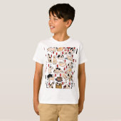 T-shirt chats japonais Ukiyo-e Funny kitty (Devant entier)
