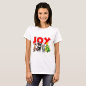 T-shirt Chats joyeux (Devant entier)