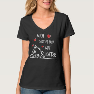 T-shirt Chats Kater Mich Gibt Es Nur Mit Katze