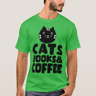 T-shirt Chats Livres Café1