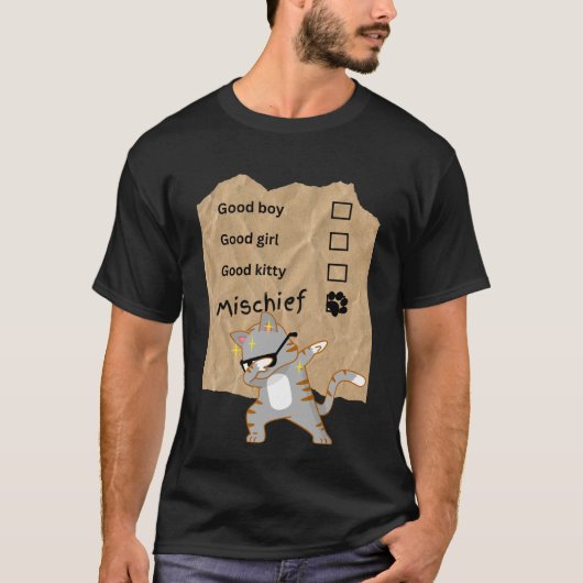 T-shirt Chats malicieux (Devant)