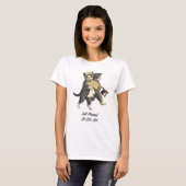 T-shirt Chats mariages - Juste Marié Personnaliser (Devant entier)