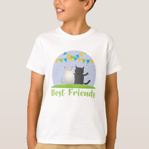 T-shirt Chats meilleur ami