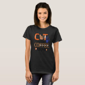 T-shirt Chats Mère Café Chat (Devant entier)