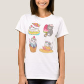 T-shirt chats mignons (Devant)