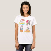T-shirt chats mignons (Devant entier)