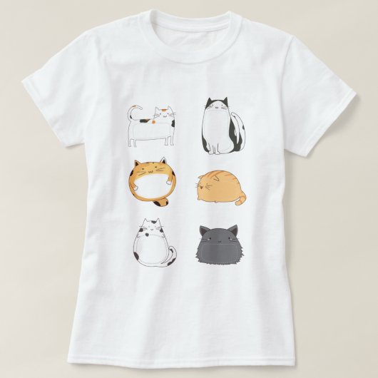T-shirt Chats mignons (Design devant)