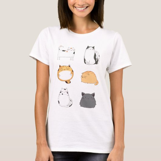T-shirt Chats mignons (Devant)
