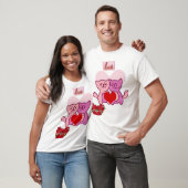 T-shirt Chats Mignons Amour de la Saint-Valentin (Unisexe)