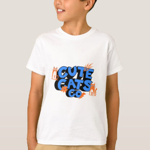 T-shirt Chats Mignons Art Amusant et Heureux