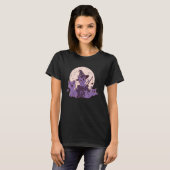 T-shirt Chats mignons d'Halloween dans un chaudron (Devant entier)