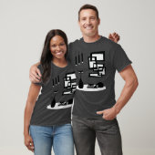 T-shirt Chats modernes du milieu du siècle et art atomique (Unisexe)