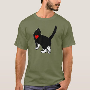 T-shirt Chats montrant l'amour