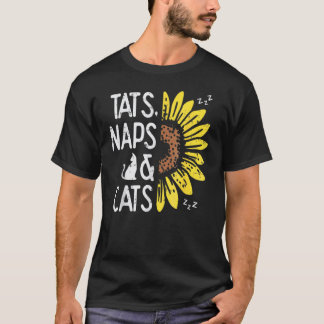 T-shirt Chats Naps Et Propriétaire De Compagnie Animale To