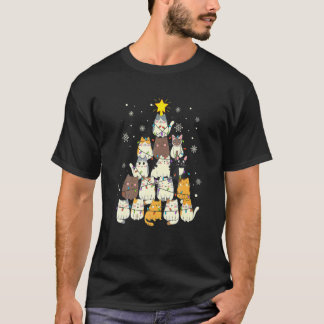 T-shirt Chats Noël Ré Kitten Garçons Filles Homme Xmas Cha
