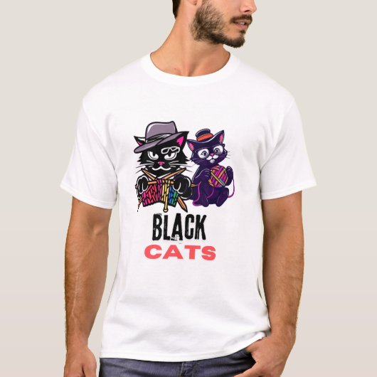 T-shirt Chats noirs (Devant)
