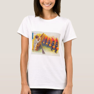 T-shirt Chats noirs d'Halloween vintage