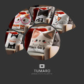 T-shirt Chats noirs et blancs sont thérapeutes avec des wh