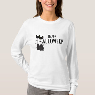 T-shirt Chats noirs Halloween heureux