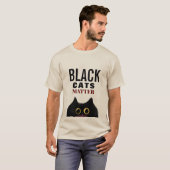 T-SHIRT "CHATS NOIRS IMPORTANTS" (Devant entier)