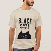 T-SHIRT "CHATS NOIRS IMPORTANTS" (Devant)